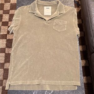 OAS Men's Olive Polo Shirt